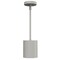 Westgate 6-in. Short Round Ceiling & Suspended Cylinder Lights, White, 18W/24W/30W, 2400LM, 120-277V CMC6S-MCTP-DD-WH - alternate 2